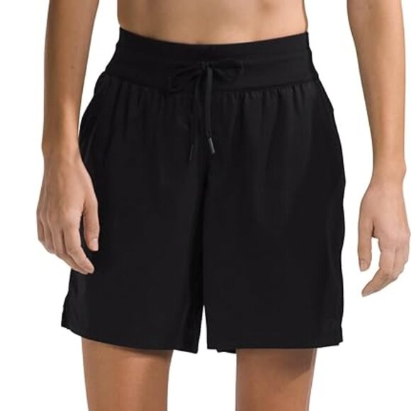 The North Face NWT Women's‎ Black Aphrodite Motion Shorts Size Medium Long - Picture 1 of 7